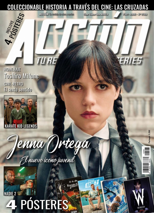 Jenna Ortega bold look in Accion Cine-Video, August 2025