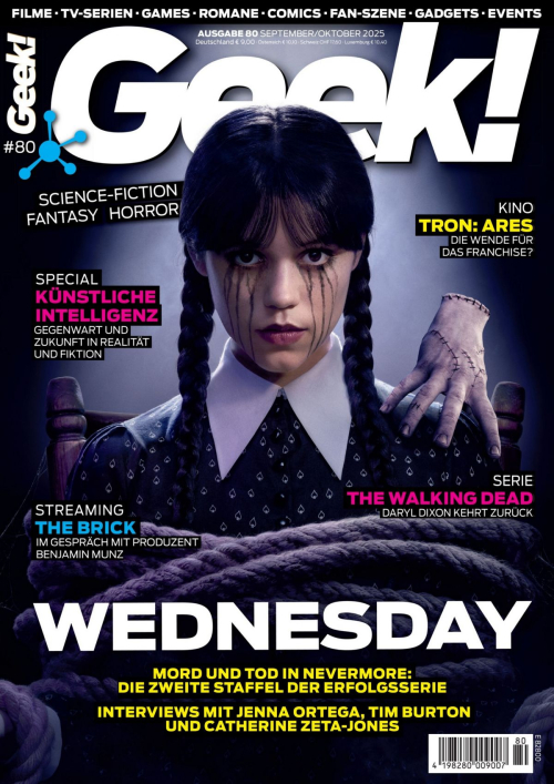 Jenna Ortega in Geek! Magazine, Fall 2025