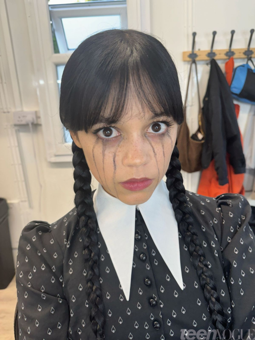 Jenna Ortega Teen Vogue Wednesday Makeup Diary, August 2025 4