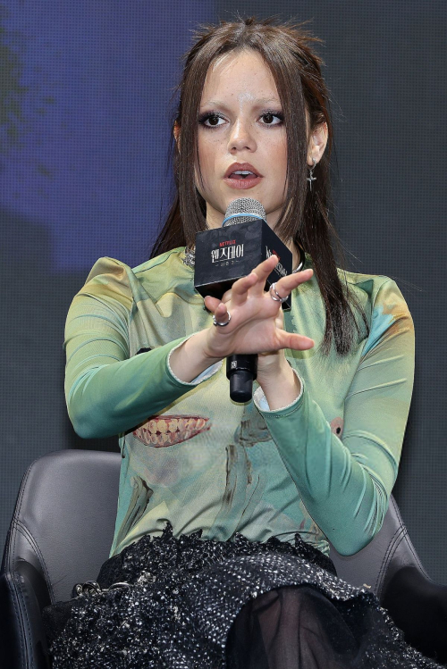 Jenna Ortega Wednesday Press Conference Seoul, August 2025 4