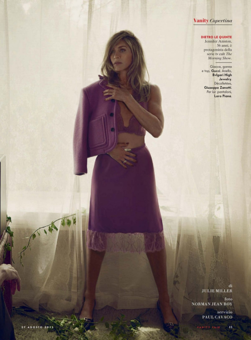 Jennifer Aniston in Vanity Fair, September 2025