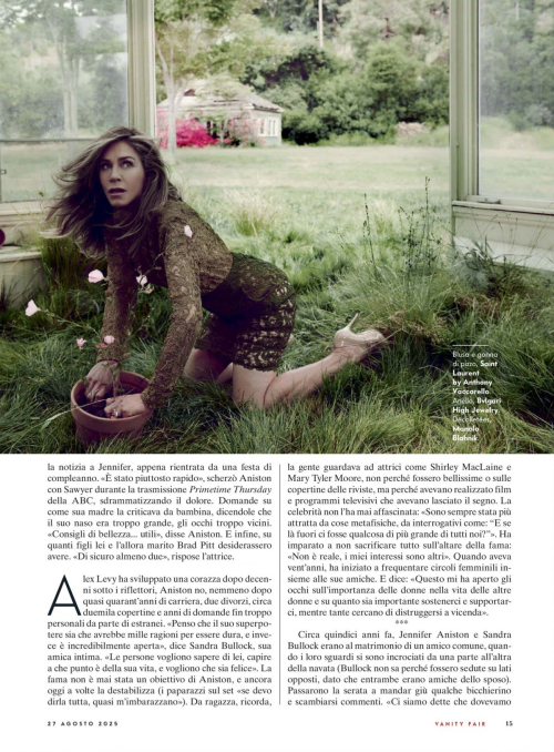 Jennifer Aniston in Vanity Fair, September 2025 9