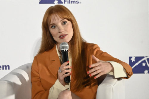 Jessica Chastain at Dreams press conference Mexico City, August 2025 3