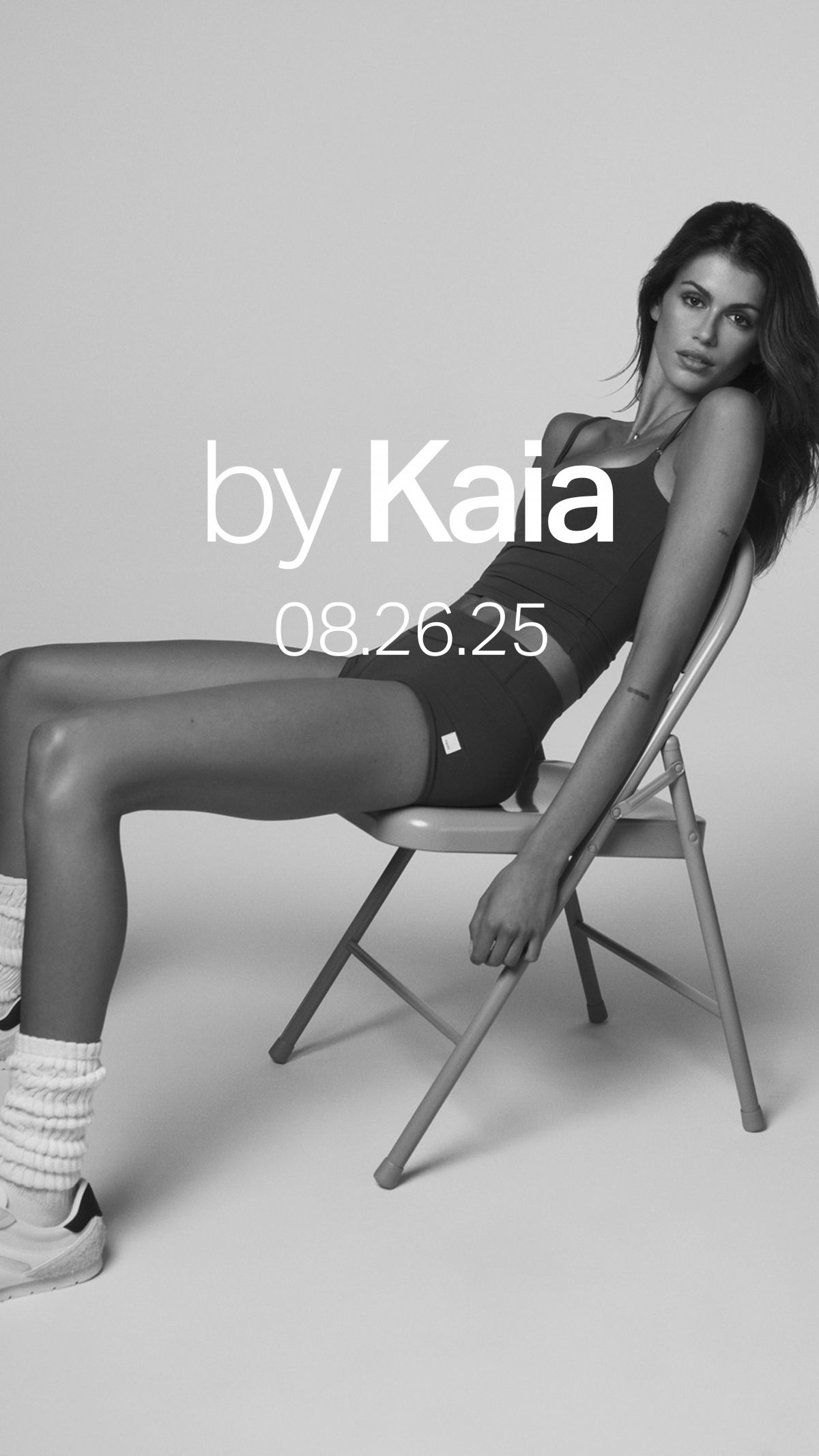 Kaia Gerber stars in Vuori by Kaia campaign, August 2025