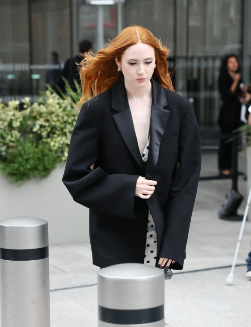 Karen Gillan leaves Virgin Radio London, August 2025