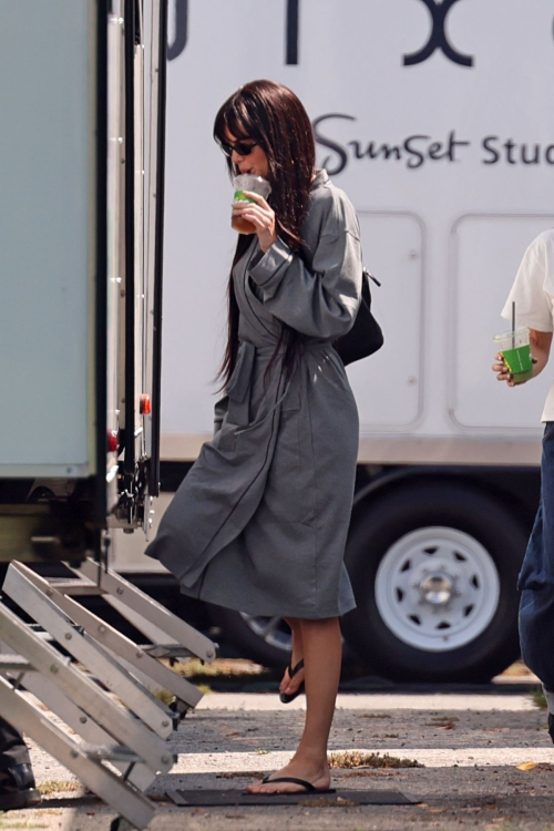 Kendall Jenner behind scenes shoot Pasadena, August 2025 6