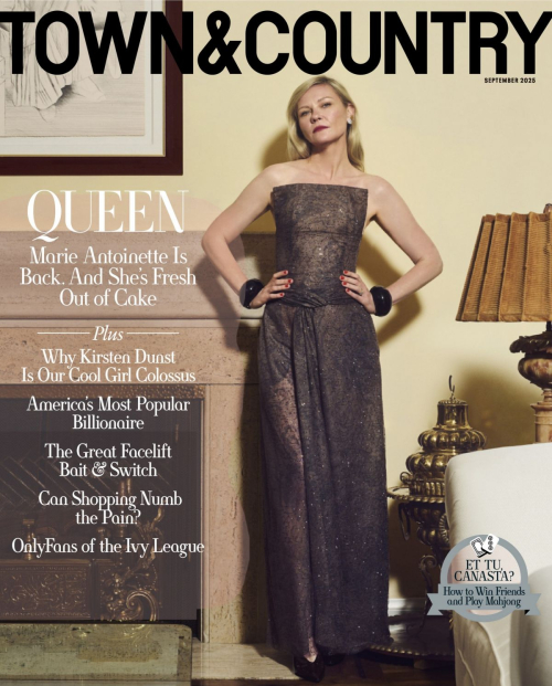 Kirsten Dunst Town & Country Magazine, September 2025