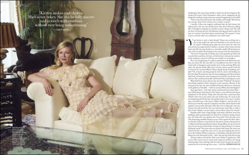 Kirsten Dunst Town & Country Magazine, September 2025 1