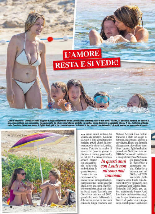 Laetitia Casta Chi Magazine Feature, August 2025 1