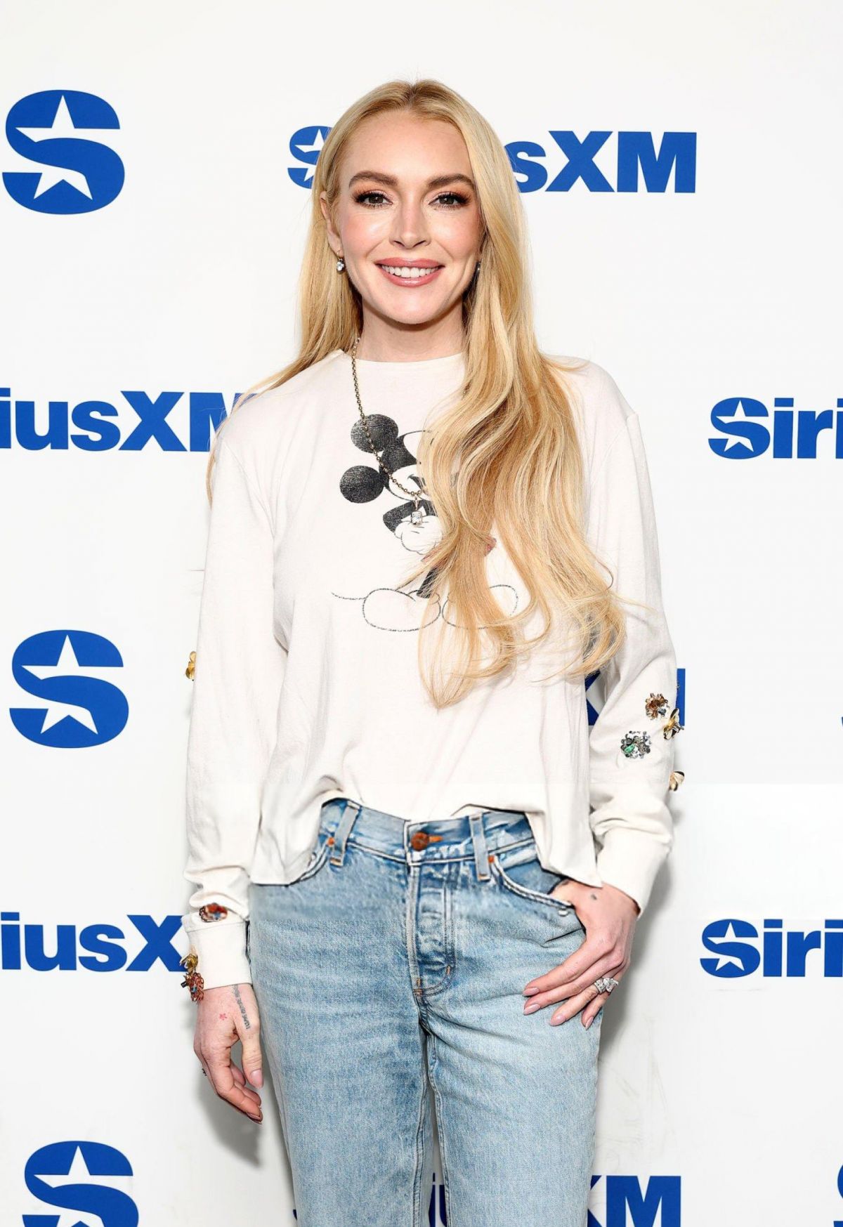 Lindsay Lohan at SiriusXM’s Town Hall, July 2025