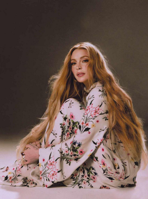 Lindsay Lohan classic glam in Sunday Times, August 2025 6