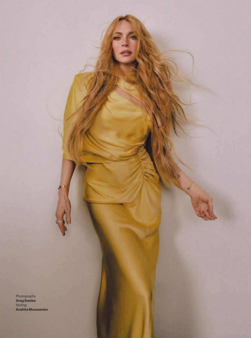 Lindsay Lohan classic glam in Sunday Times, August 2025 7