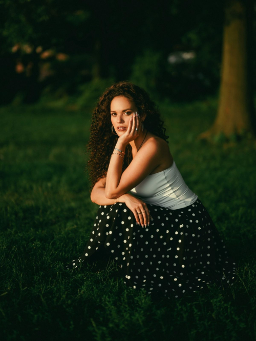Madison Pettis chic look in photoshoot, August 2025 9