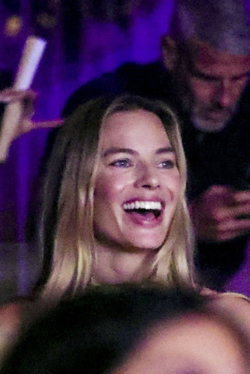 Margot Robbie at Ambasciatori Disco Club Capri, July 2025
