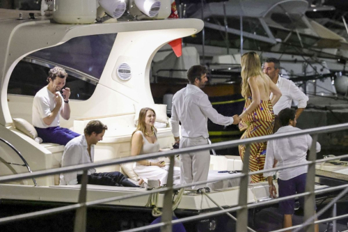 Margot Robbie at Ambasciatori Disco Club Capri, July 2025 2