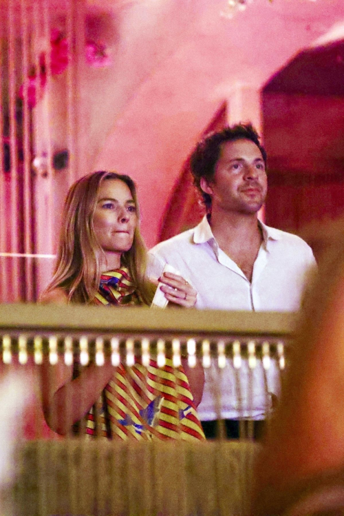Margot Robbie at Ambasciatori Disco Club Capri, July 2025 7