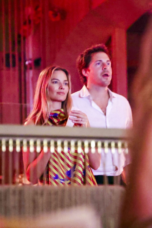 Margot Robbie at Ambasciatori Disco Club Capri, July 2025 8