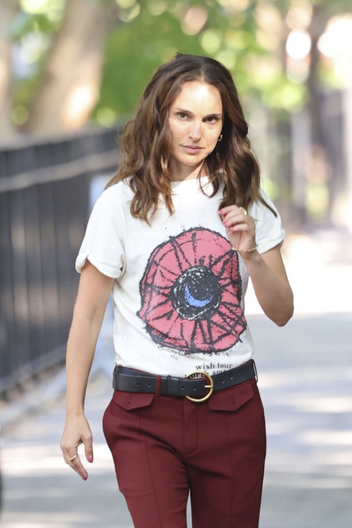 Natalie Portman on Set of Good Sex NYC, August 2025 10
