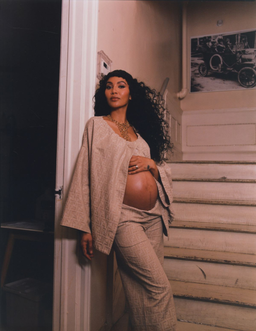 Pregnant Sophia Roe Flaunt Magazine Shoot, July 2025