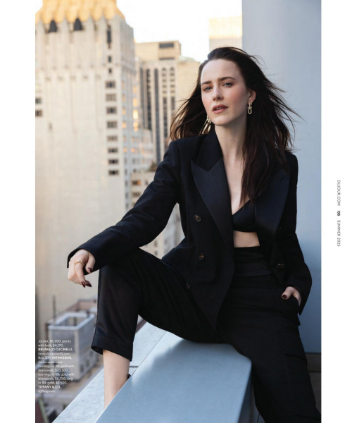 Rachel Brosnahan DuJour Magazine Feature, Summer 2025 11