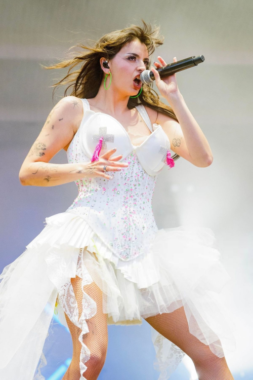 Rebecca Black performs at Lollapalooza Chicago, August 2025
