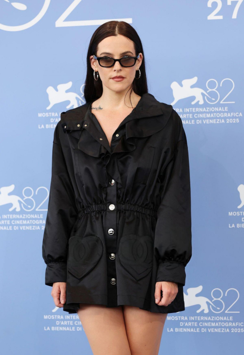 Riley Keough at Jay Kelly photocall Venice, August 2025