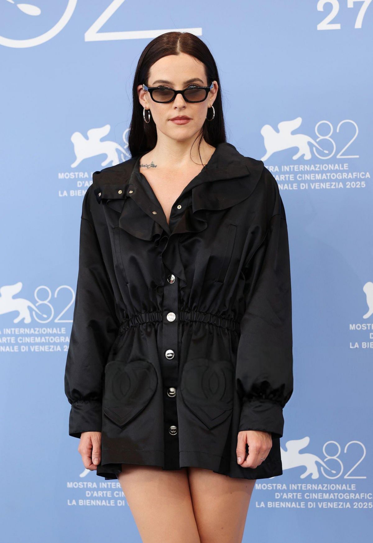 Riley Keough at Jay Kelly photocall Venice, August 2025