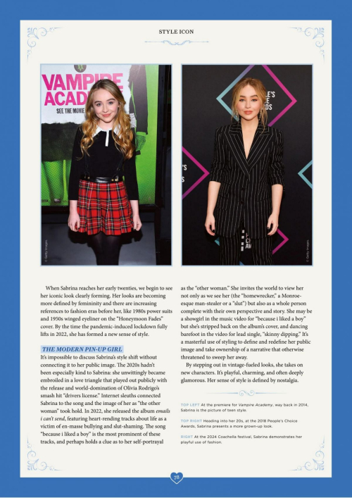 Sabrina Carpenter Story feature, August 2025 29