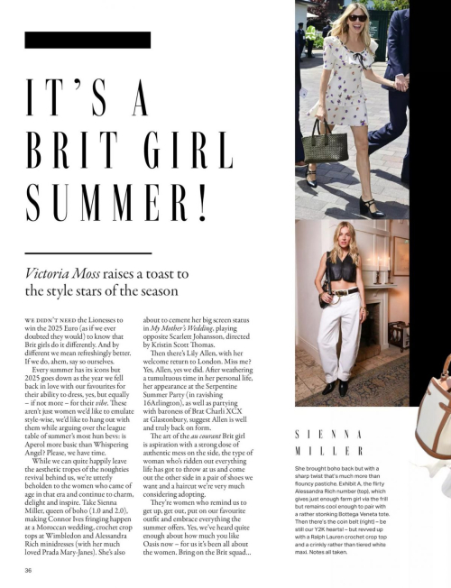 Sienna Miller Grazia UK, September 2025 2