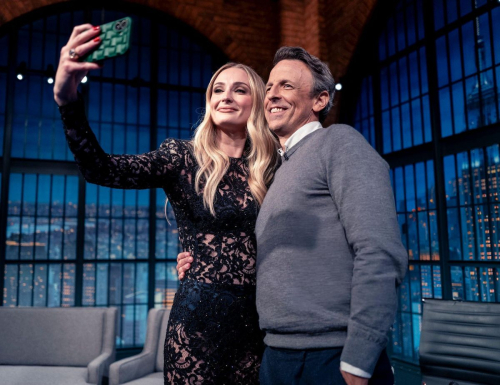 Sophie Turner Late Night with Seth Meyers, August 2025