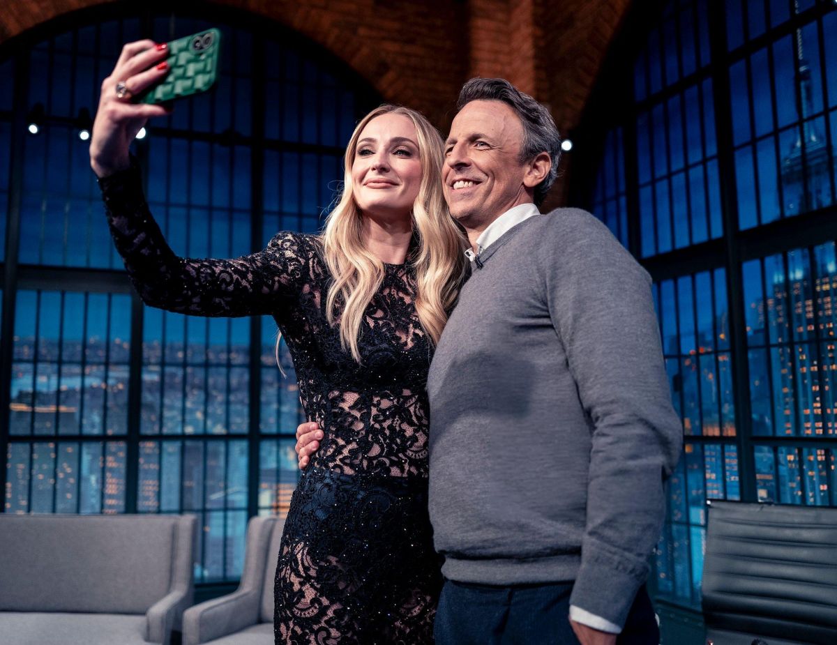 Sophie Turner Late Night with Seth Meyers, August 2025