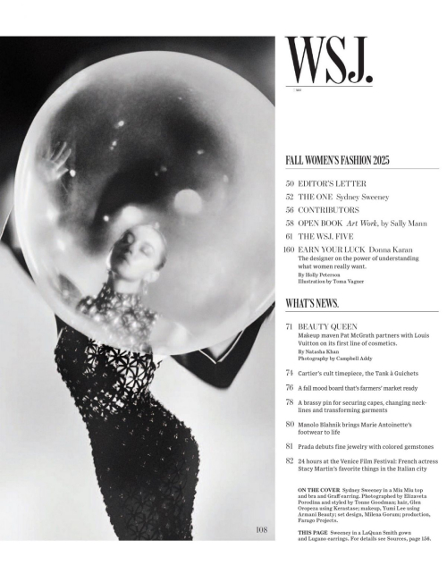 Sydney Sweeney in Wall Street Journal Magazine, September 2025 8