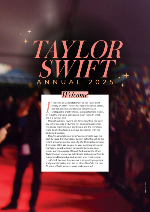 Taylor Swift in Taylor Swift Annual 2nd Edition, 2025 4