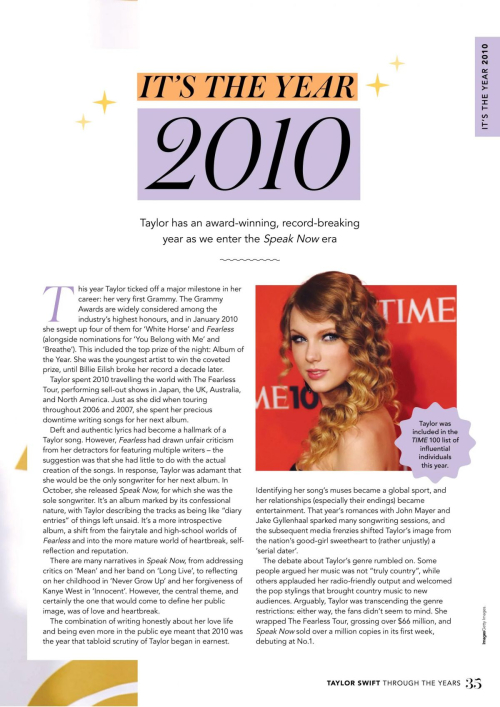 Taylor Swift in Taylor Swift Annual 2nd Edition, 2025 84