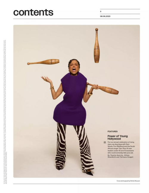 Tyla Variety Magazine Feature, August 2025 6