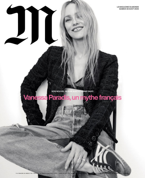 Vanessa Paradis in Le Monde Magazine, August 2025