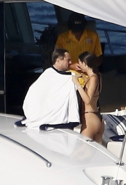 Vittoria Ceretti yacht with Leonardo DiCaprio, August 2025 1