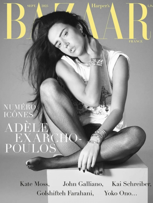 Adele Exarchopoulos in Harper’s Bazaar France, September 2025 12