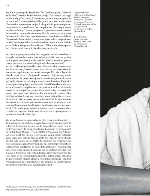 Adele Exarchopoulos in Harper’s Bazaar France, September 2025 4