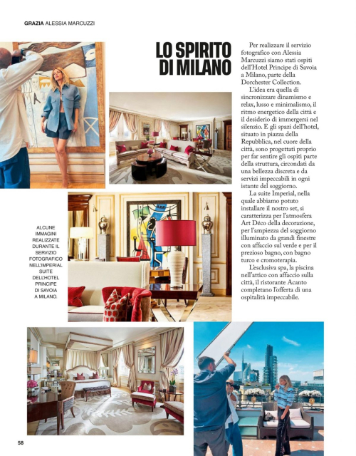 Alessia Marcuzzi in Grazia Italy, September 2025 1