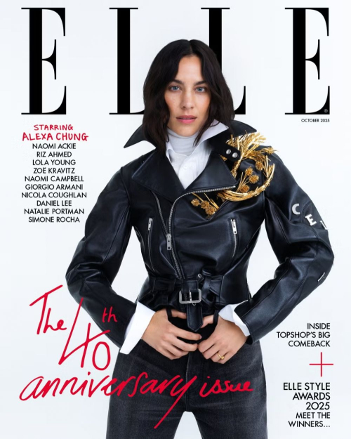 Alexa Chung for Elle UK, October 2025