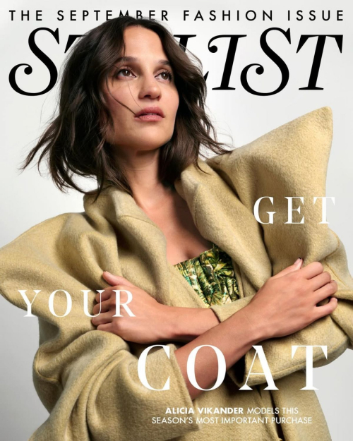 Alicia Vikander for Stylist Magazine, Sep 2025