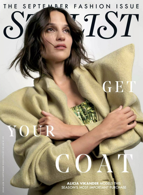 Alicia Vikander in Stylist Magazine, Sep 2025
