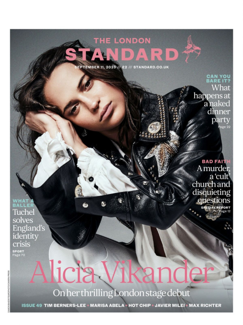 Alicia Vikander London Standard, September 2025