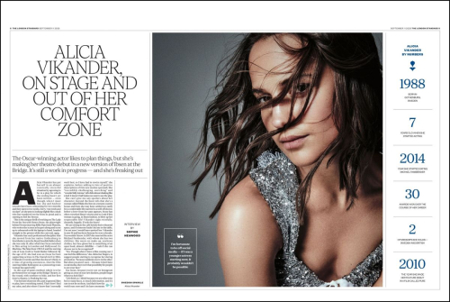 Alicia Vikander London Standard, September 2025 1