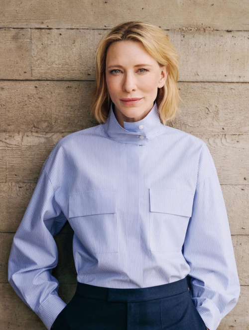 Cate Blanchett in LifeWear Magazine UNIQLO campaign, 2025