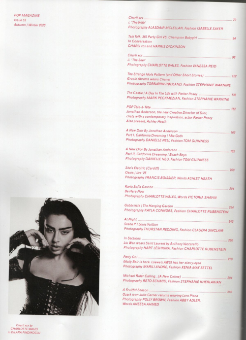 Charli XCX POP Magazine Autumn Winter 2025 Issue, September 2025 40