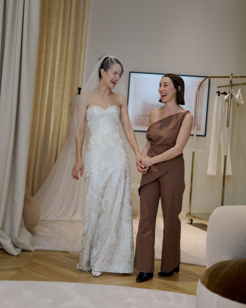 Chloe Moretz and Kate Harrison at Louis Vuitton wedding fittings, August 2025 1