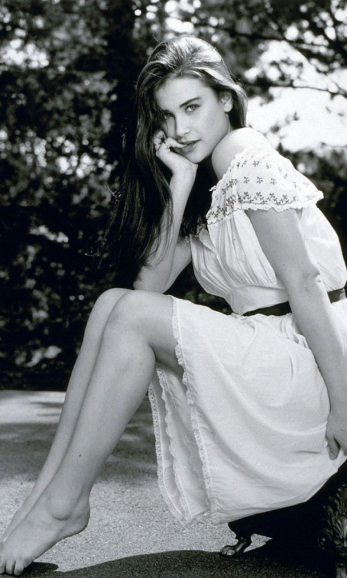 Demi Moore – Black and White Photoshoot, 1980s 2