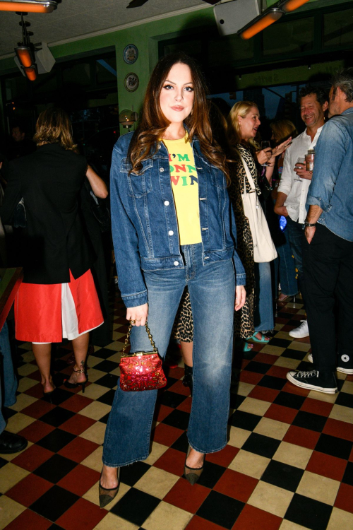 Elizabeth Gillies at Chloe Fineman x Mother NYFW, Sep 2025